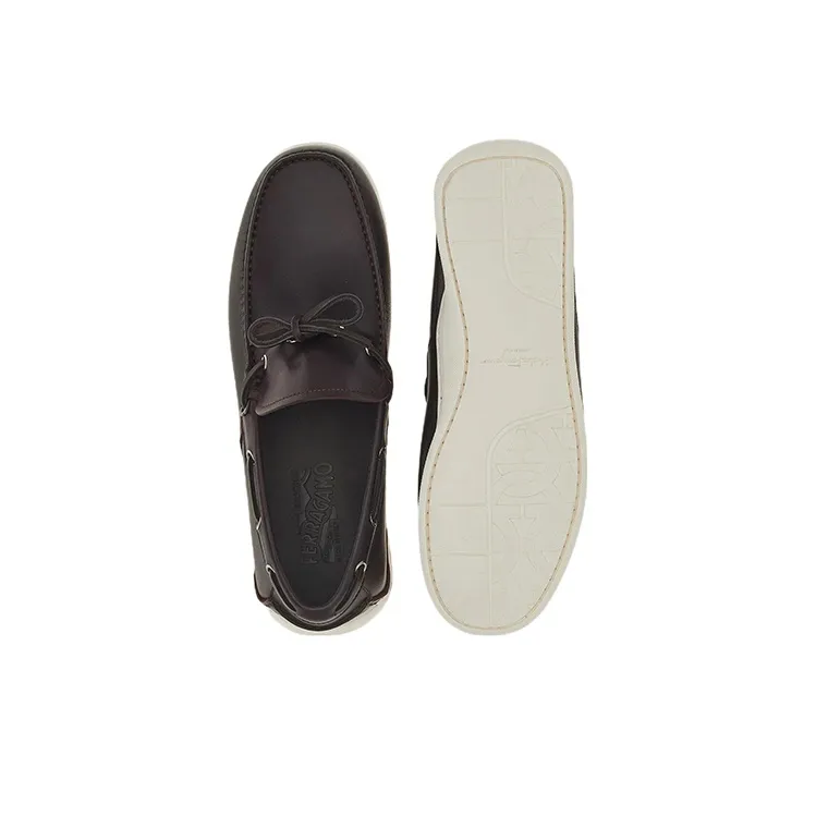 FERRAGAMO Gancini Leather Loafers-4