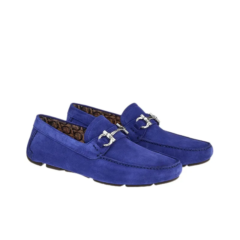 FERRAGAMO GANCINI Men's Casual Shoes Men's Blue-1