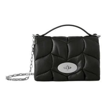 Mulberry Nappa Leather Shoulder Bag, Crossbody Bag, Handbag Regular Women's Black