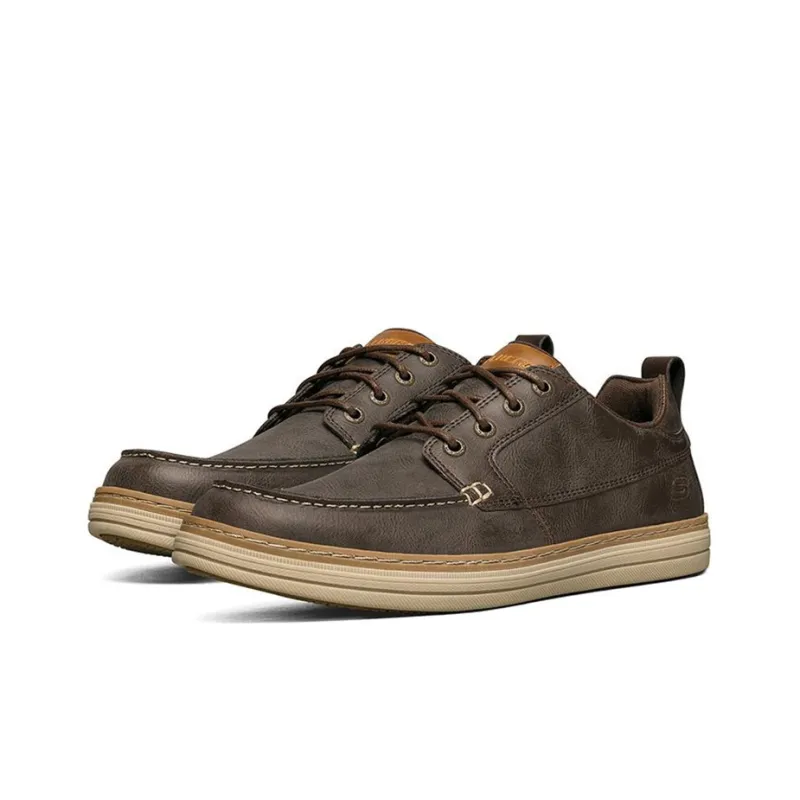 Skechers Men's Casual Shoes Men Low Top Chocolate-2