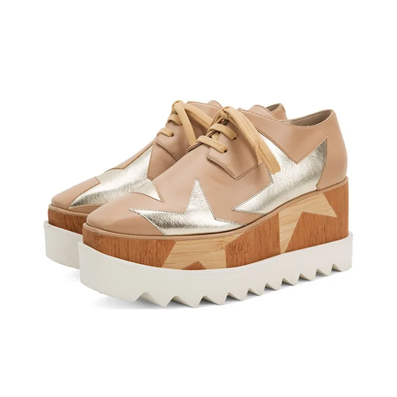 Stella McCartney Elyse Platform Lace-Up Shoes Women's-4