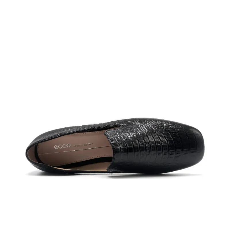 Ecco Annie Series Flat Loafers Women's Black-2