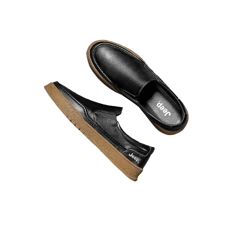 Jeep Men's Casual Shoes Men Low Top Black-2