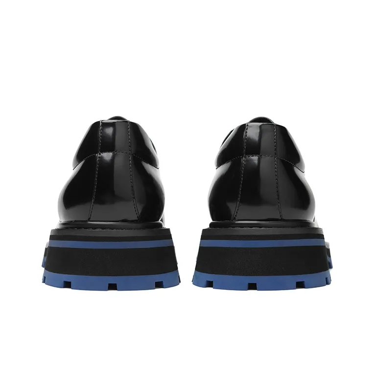 TUATARA Pearlescent Phantom Series Toretta Platform Shoes Men's Black-4