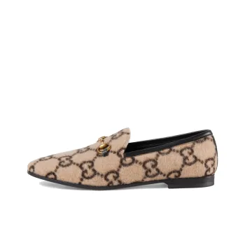GUCCI Jordaan Gg Wool Loafer Women's