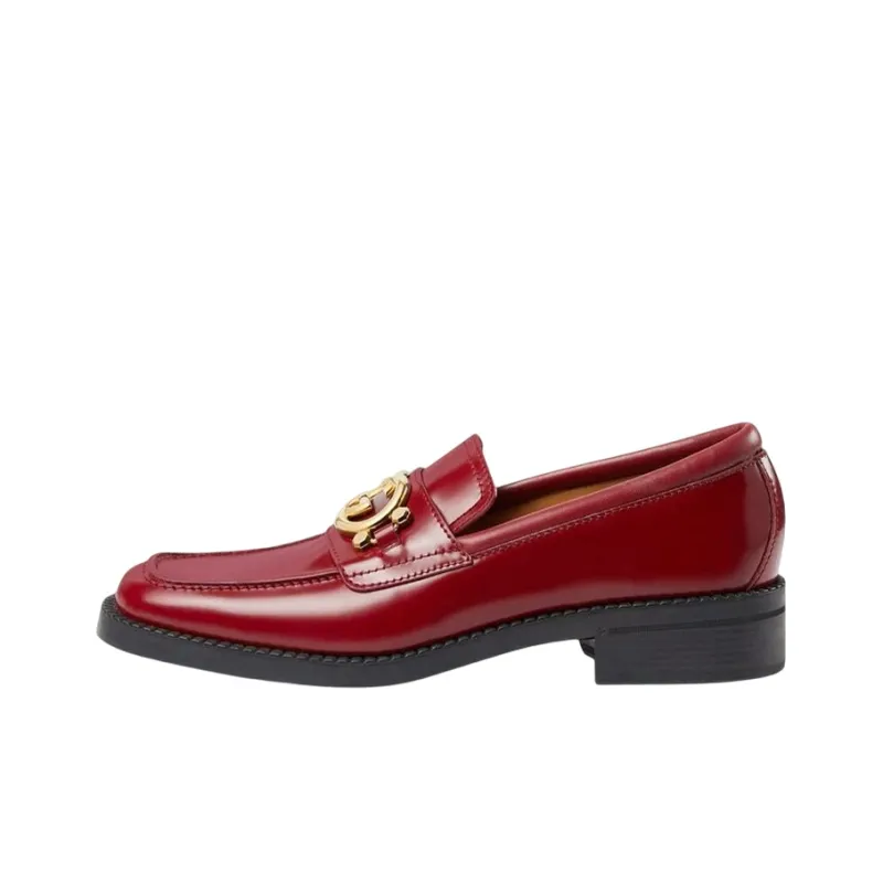GUCCI Loafers Men Low Top Red-0
