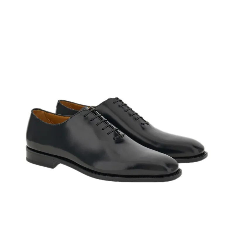FERRAGAMO Calf Leather Oxford Shoes-1