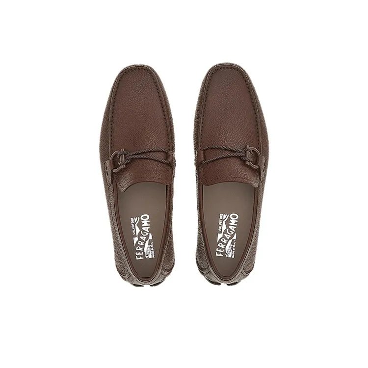FERRAGAMO Gancini-ornament Driver Loafers-2