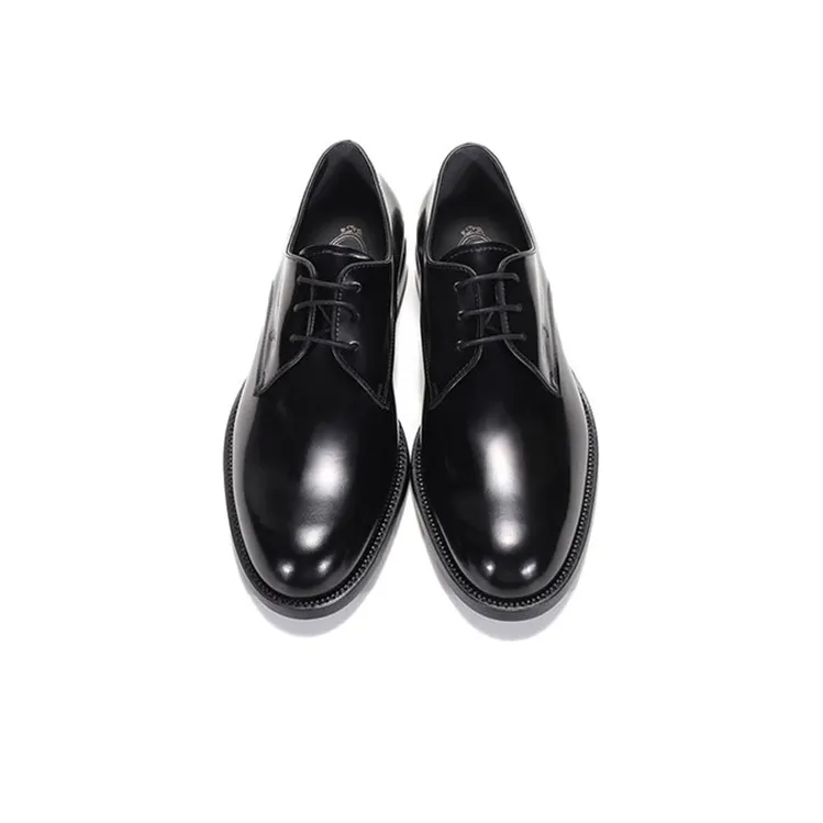 TOD'S Round Toe Oxford Lace Up Shoes-3