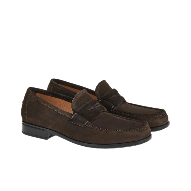 FERRAGAMO Lanzarote Suede Penny Loafers-2