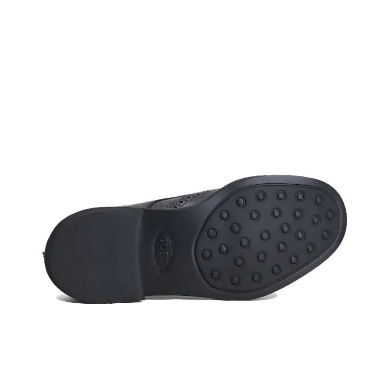 TOD'S Wingtip Leather Lace-up Shoes-4