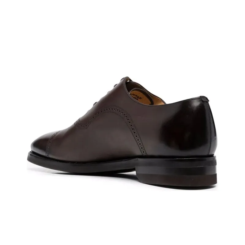 BALLY Scotch Lace up Leather Oxford Shoes-3