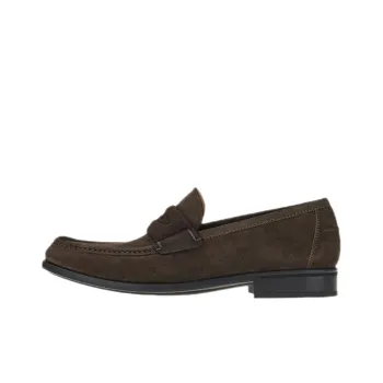 FERRAGAMO Lanzarote Suede Penny Loafers