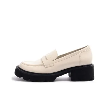 STEVE MADDEN Platform Shoes Women's Cream