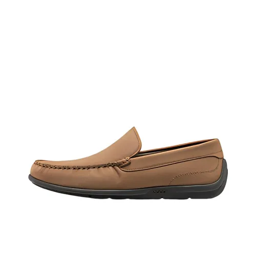 Ecco Moke 2.0 Casual Leather Shoes Men's Camel