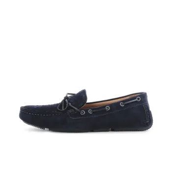 Bottega Veneta Intrecciato Casual Shoes Men's Blue