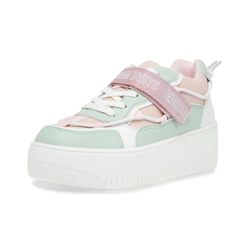 STEVE MADDEN Off Court Platform Shoes Women's Pink Green-1