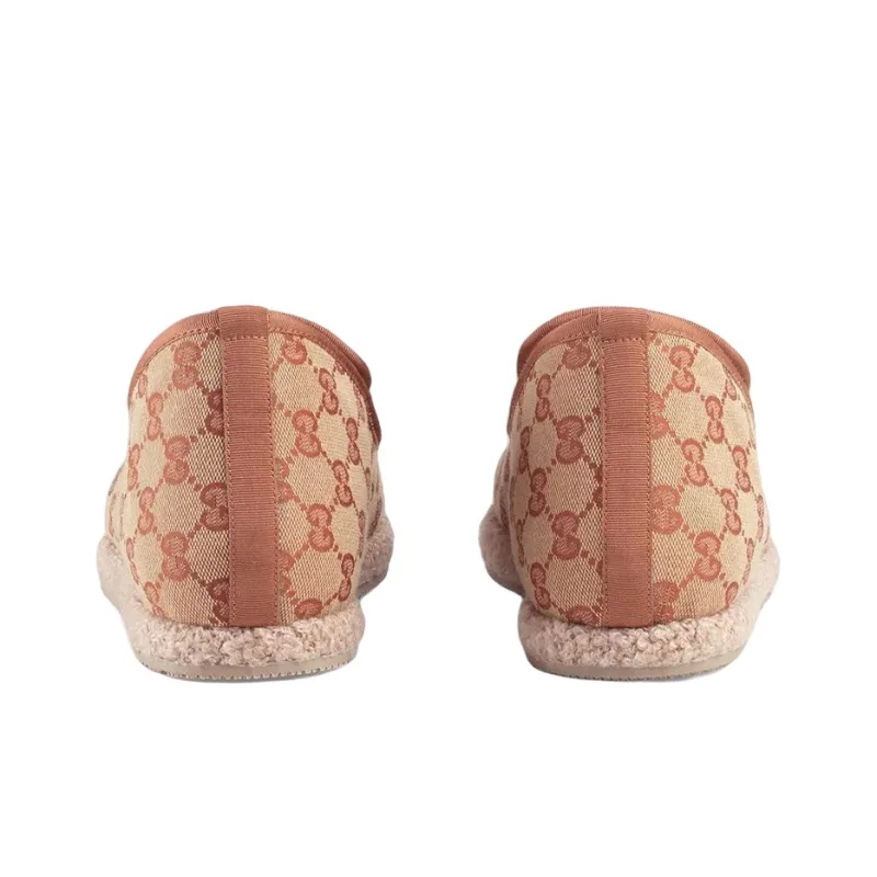GUCCI GG Jacquard Wool Loafers-3