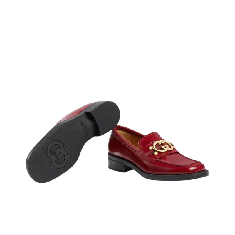 GUCCI Loafers Men Low Top Red-3