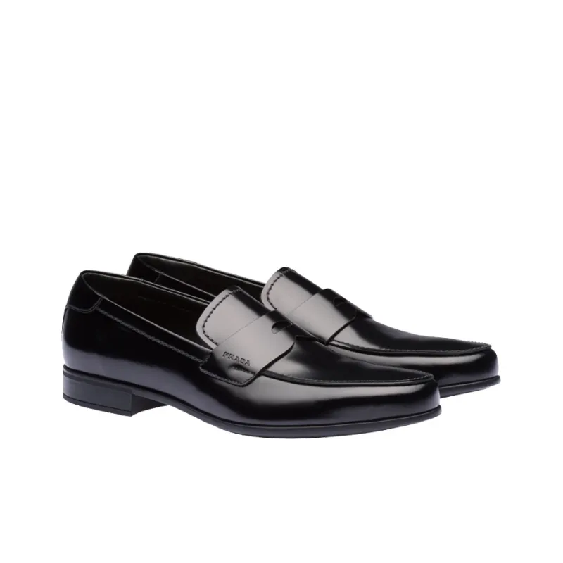 PRADA Saffiano Classic Loafers-1