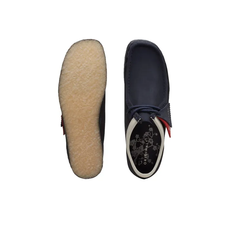 clarks Wallabee 'Sashiko Denim - Blue'-6
