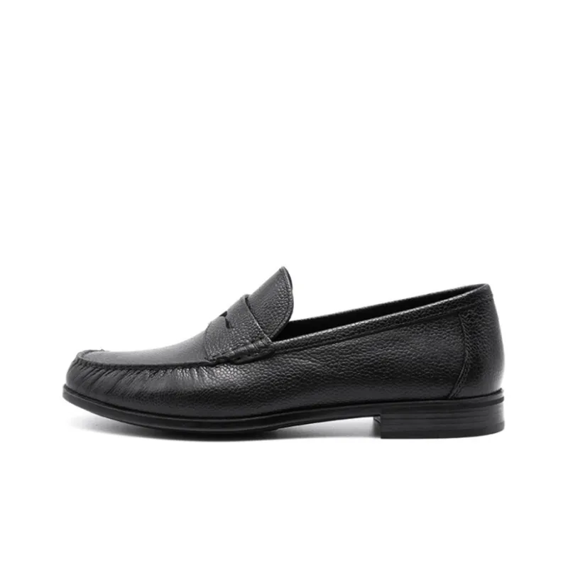 Ecco Mork Loafers Men Low Top Black-0