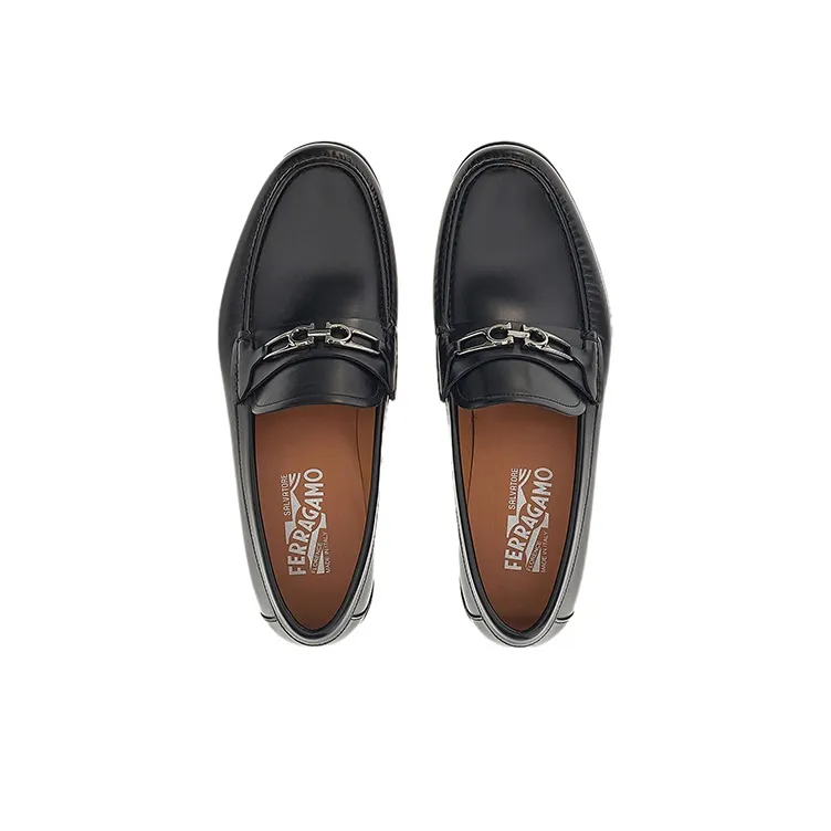 FERRAGAMO GANCINI Men's Casual Shoes Men's Black-2