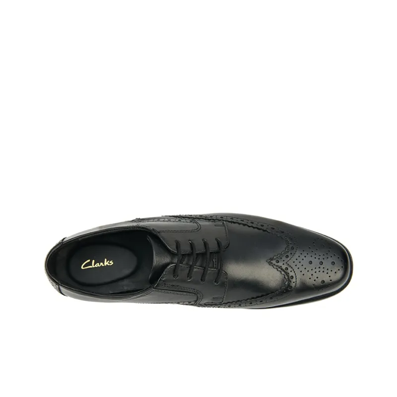 clarks Howard Wing Leather Brogues-3