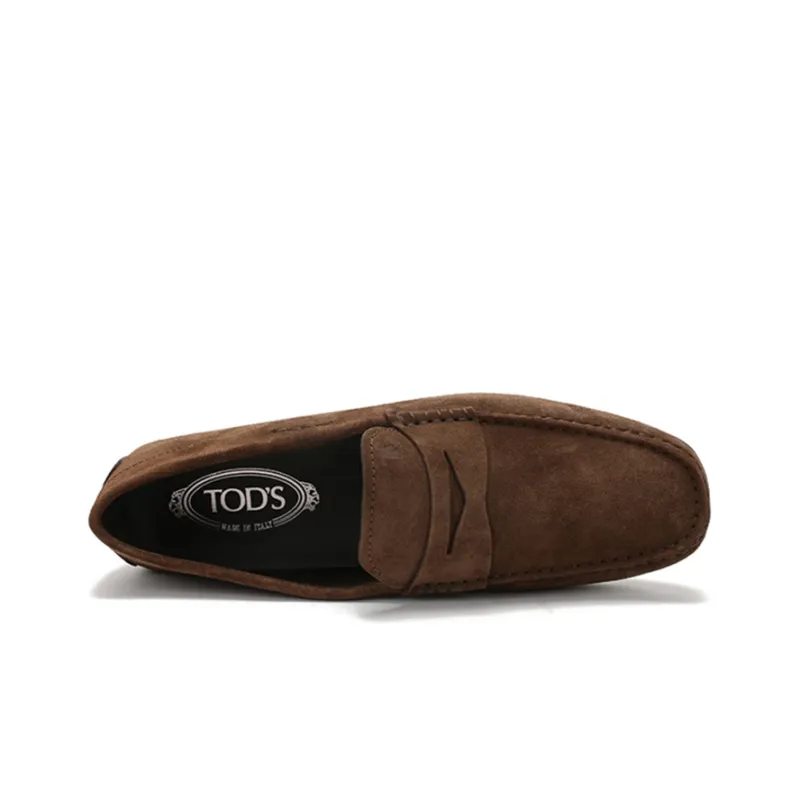 TOD'S Gommino Loafers Men's Brown-4