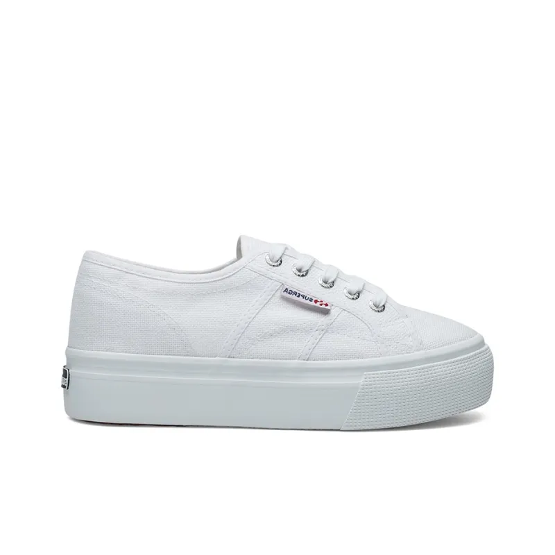 SUPERGA Platform Shoes Women's White-1