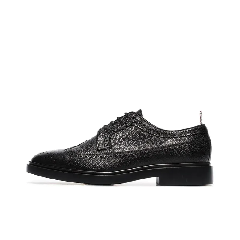 THOM BROWNE Longwing Almond Toe Derby Shoes-0
