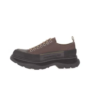 Alexander McQueen Tread Slick Low Lace Up Khaki