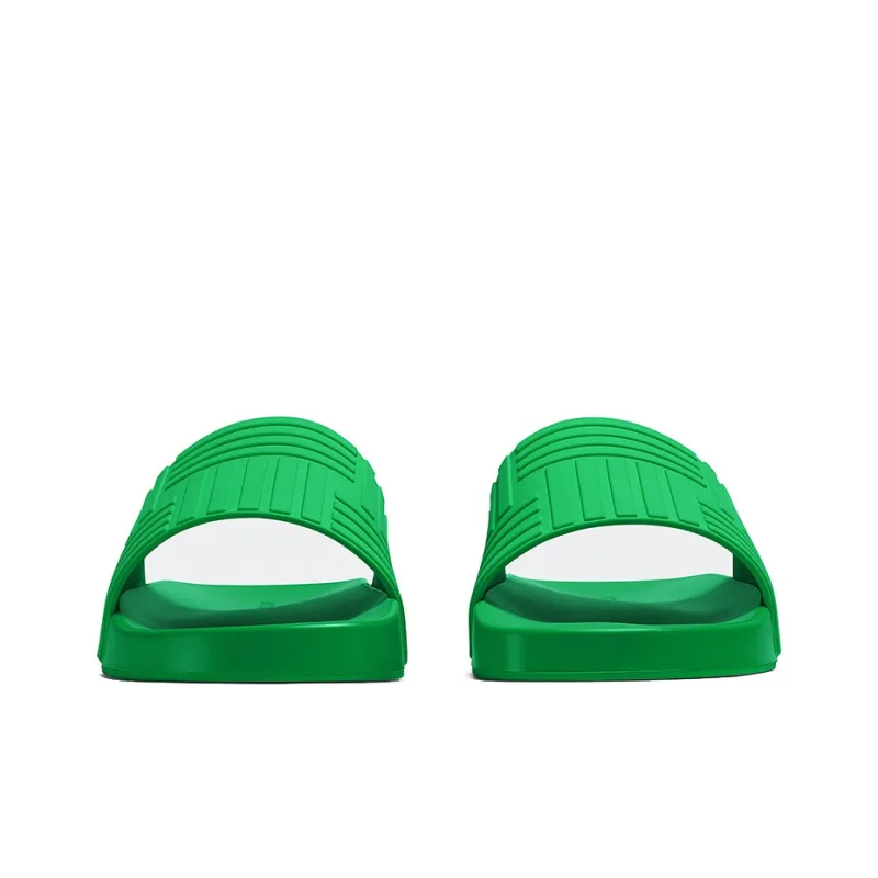 Bottega Veneta Slider Slide Slippers Women's Green-2