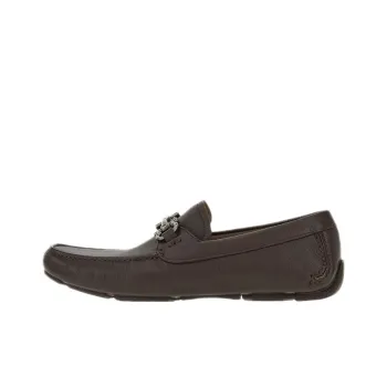 FERRAGAMO Gancini Horse bit Driver Loafers