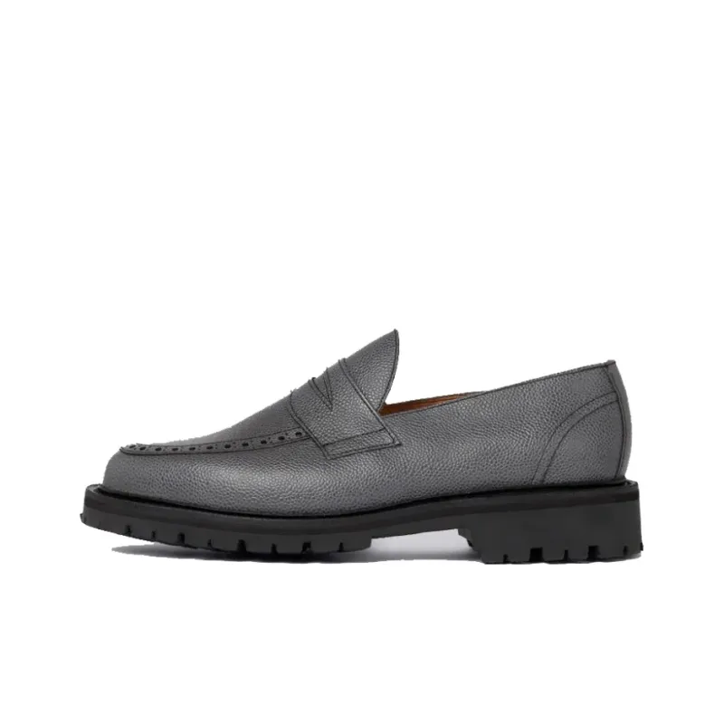 THOM BROWNE· Commando Loafers Men's Dark Gray-0
