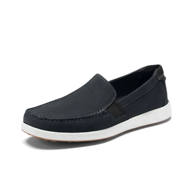 Ecco Lite Moc Loafers Men's Black-1