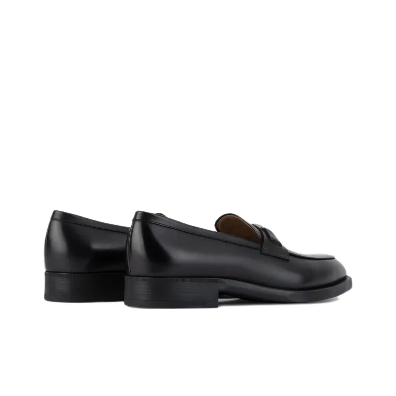 Giorgio Armani Logo-plaque Detail Loafers-4