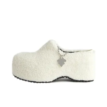 It's Toasted Lucky Breakfast Shibuya One Japanese Style Series White Sun Platform Shoes Women's White