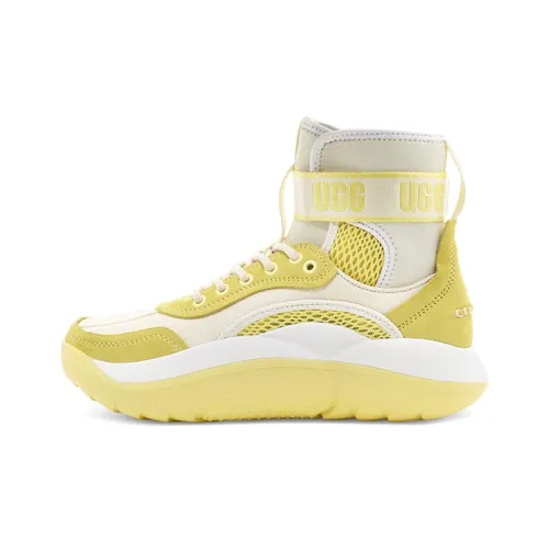 UGG Lifestyle Shoes Women's High-Top White/Yellow