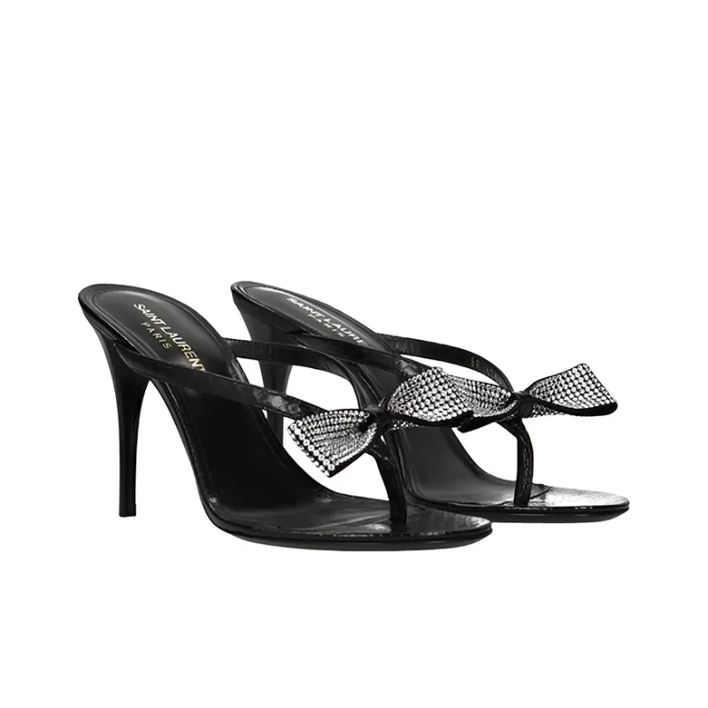 SAINT LAURENT Flip Flops Women's Black-2