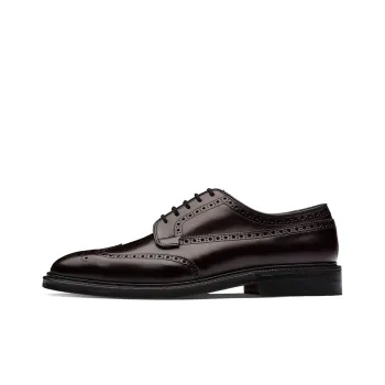 CHURCH'S Brogue Burgundy Men's Casual Shoes Men's Umber