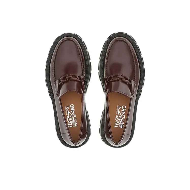 FERRAGAMO GANCINI Men's Casual Shoes Men's Purple-3
