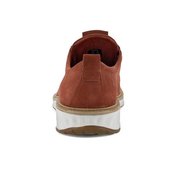 Ecco St.1 Hybrid Casual Leather Shoes Men's Orange-3