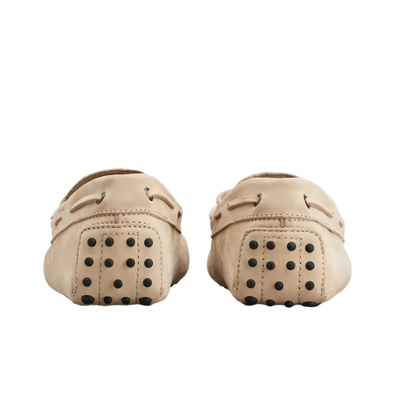 TOD'S Round Toe Slip On Loafers-3