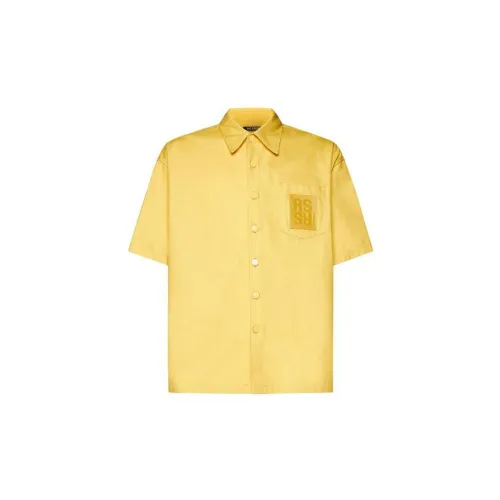 RAF SIMONS Shirts Men Yellow