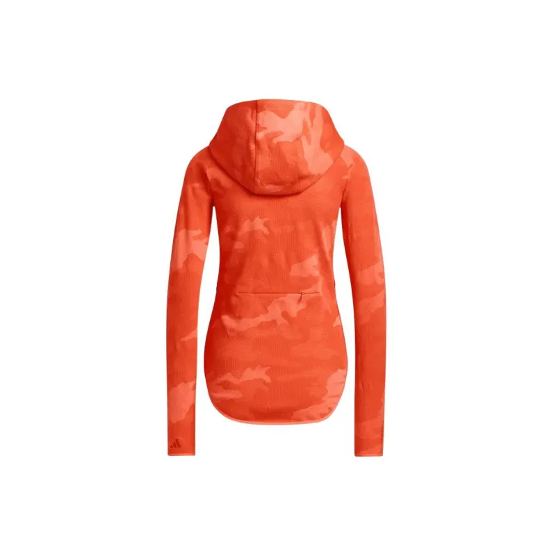 Adidas Ivy Park Knit Zip Up Hoodie Solar Orange-1