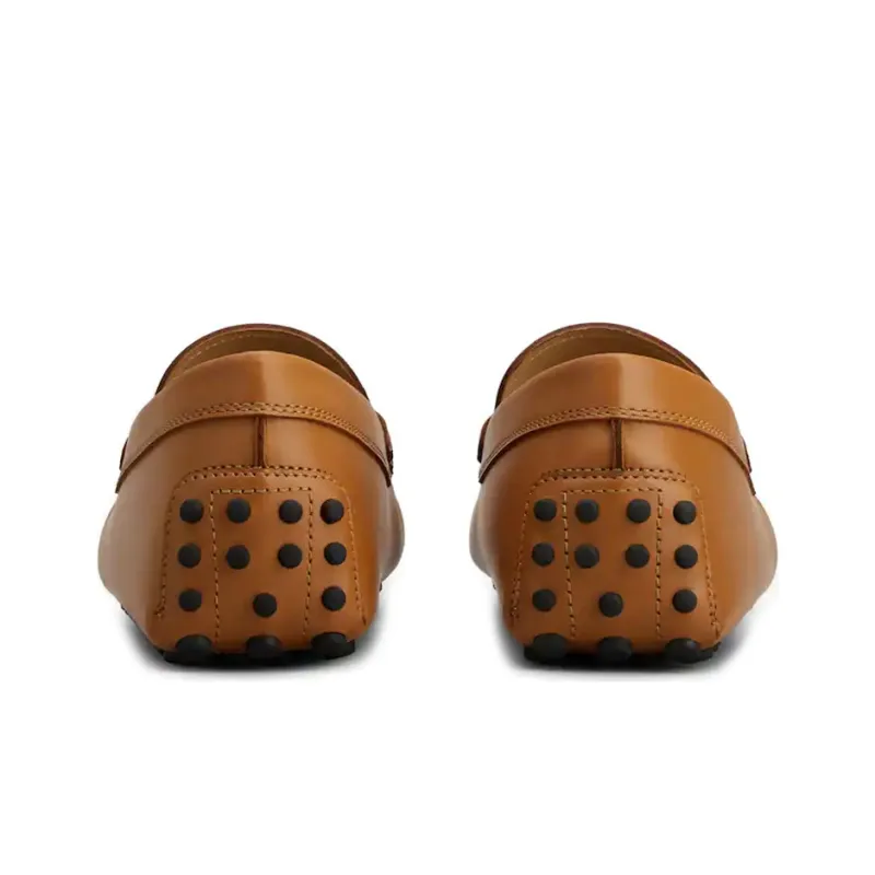 TOD'S Gommino Loafers Men Low Top Brown-3