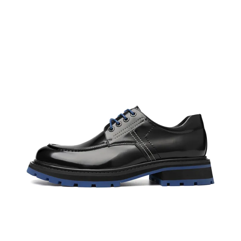 TUATARA Pearlescent Phantom Series Toretta Platform Shoes Men's Black-0