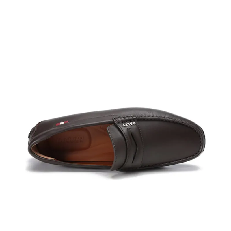 BALLY SS22 Driving Shoes Men Ebony-4