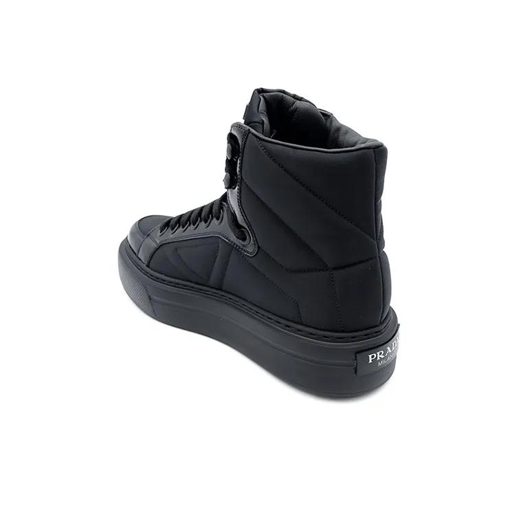 PRADA Casual Skateboard Shoes Men's Black-2